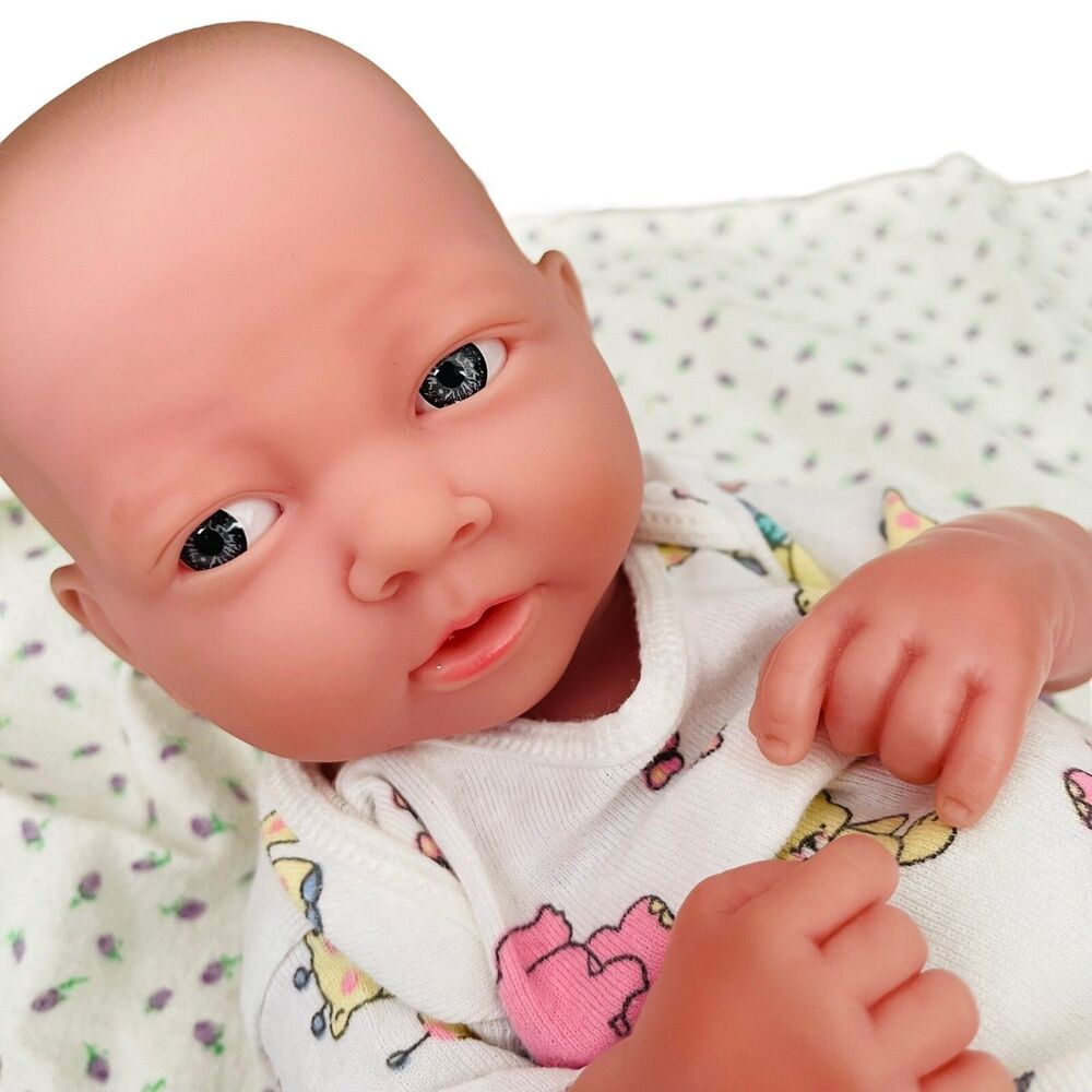 Berenguer 14” Baby Girl Doll Anatomically Correct Realistic Newborn Vinyl 22-07 - Picture 6 of 15